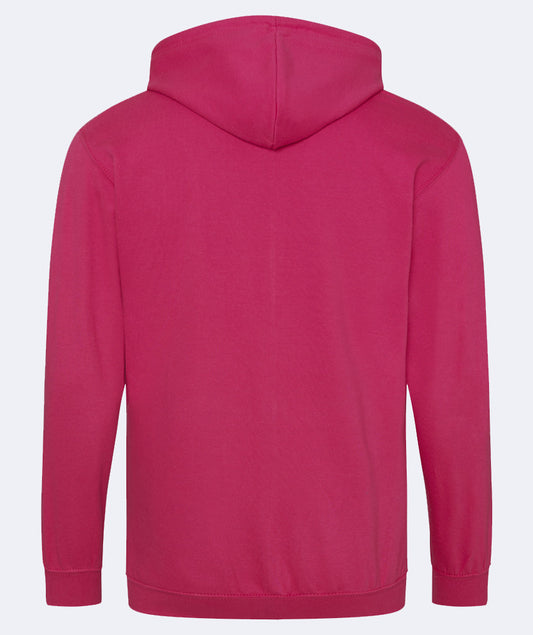 Sweat à capuche brodé avec fermeture zippé