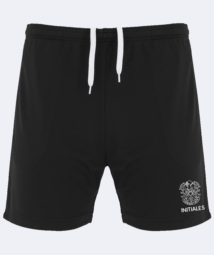 Short de sport avec poche à fermeture zippée personnalisé