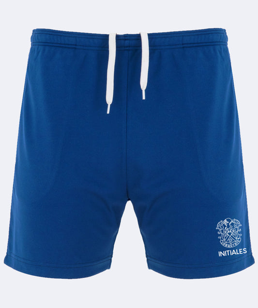 Short de sport avec poche à fermeture zippée personnalisé