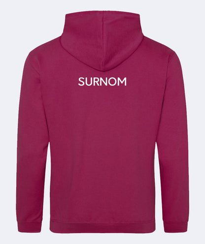 Sweat à capuche brodé personnalisé