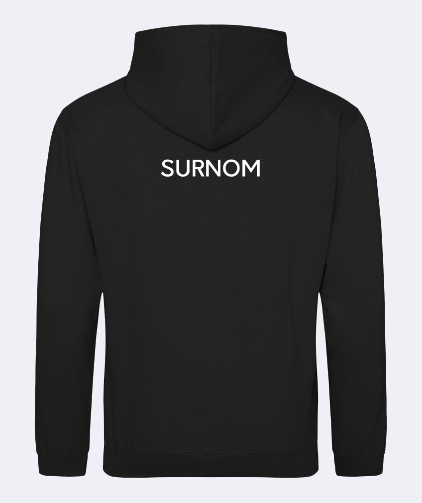 Sweat à capuche brodé personnalisé