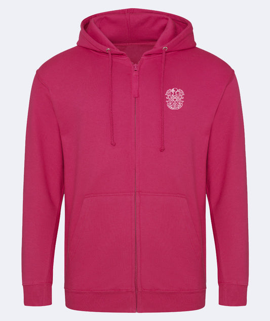 Sweat à capuche brodé avec fermeture zippé personnalisé