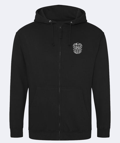 Sweat à capuche brodé avec fermeture zippé personnalisé