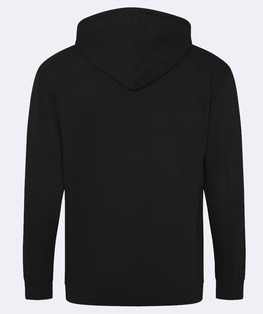 Sweat à capuche brodé avec fermeture zippé